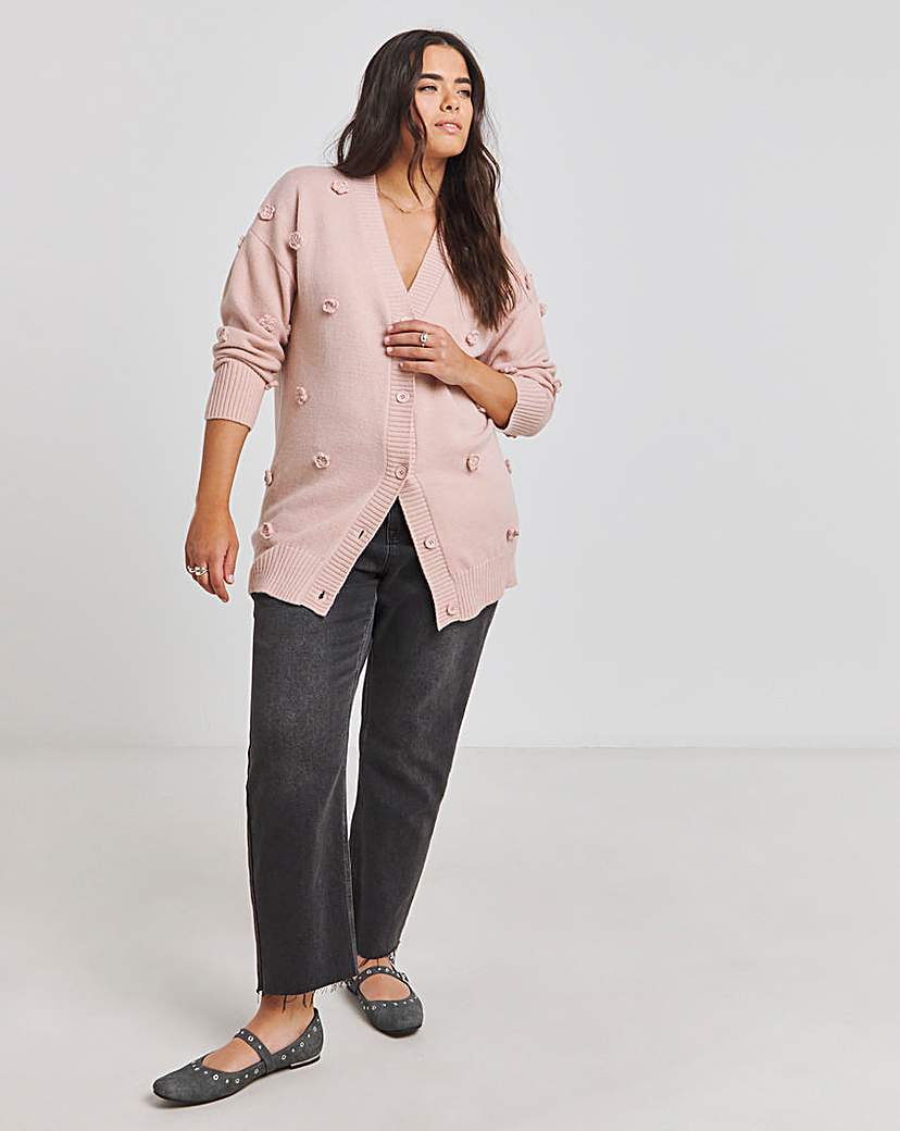 Floral Applique Cardigan