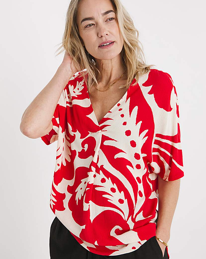 New In - Crinkle Popover Top