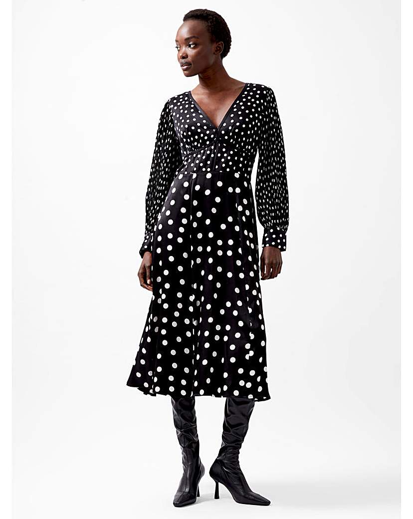 French Connection Polka Dot Dress