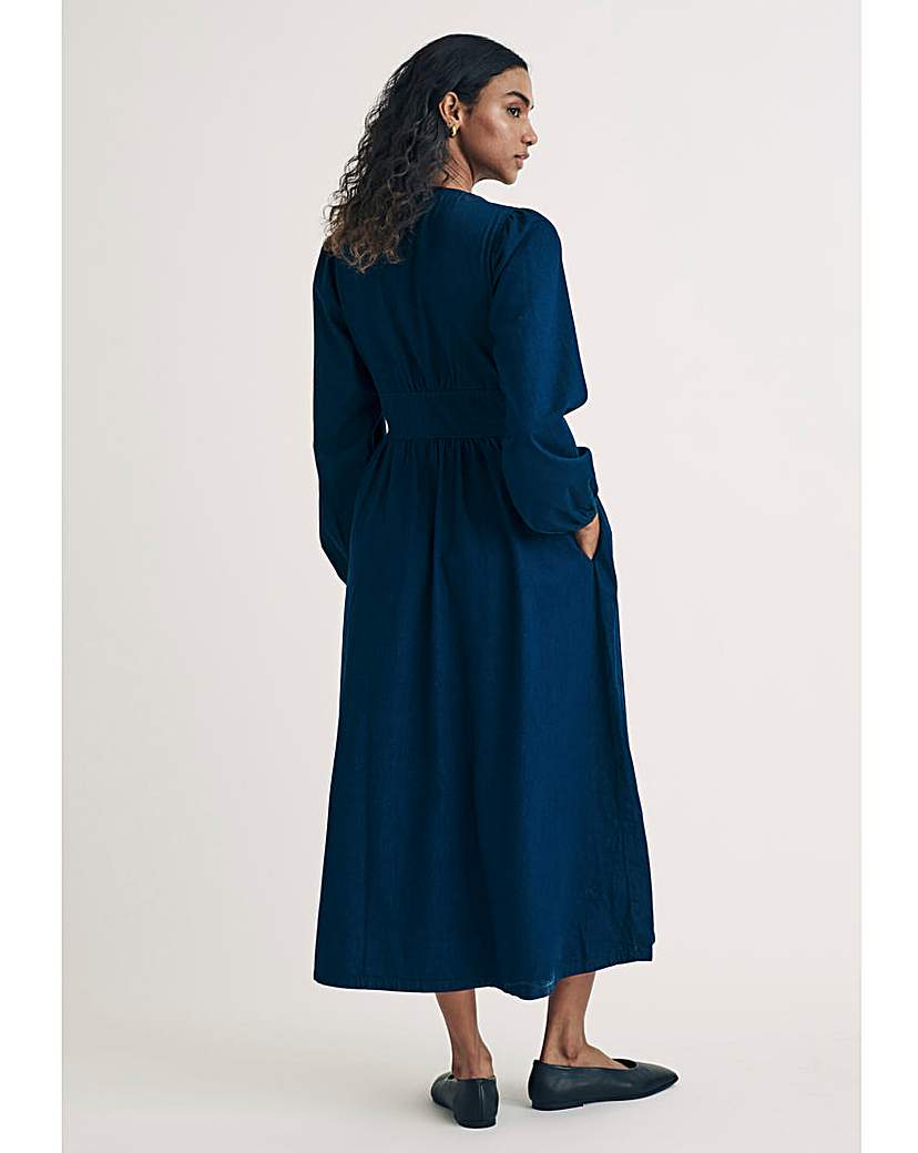 Nobody's Child Denim Midi Dress