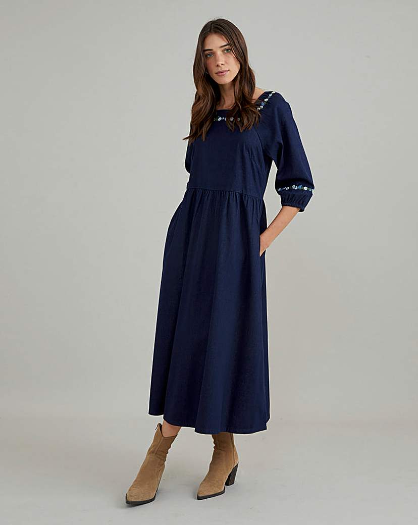 Nobody's Child Embroidered Dress