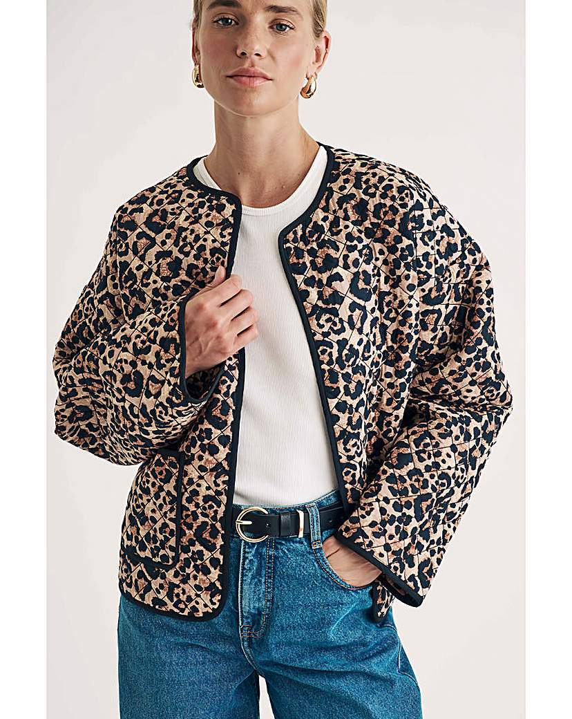 New In - Nobody's Child Leopard Print Jacket