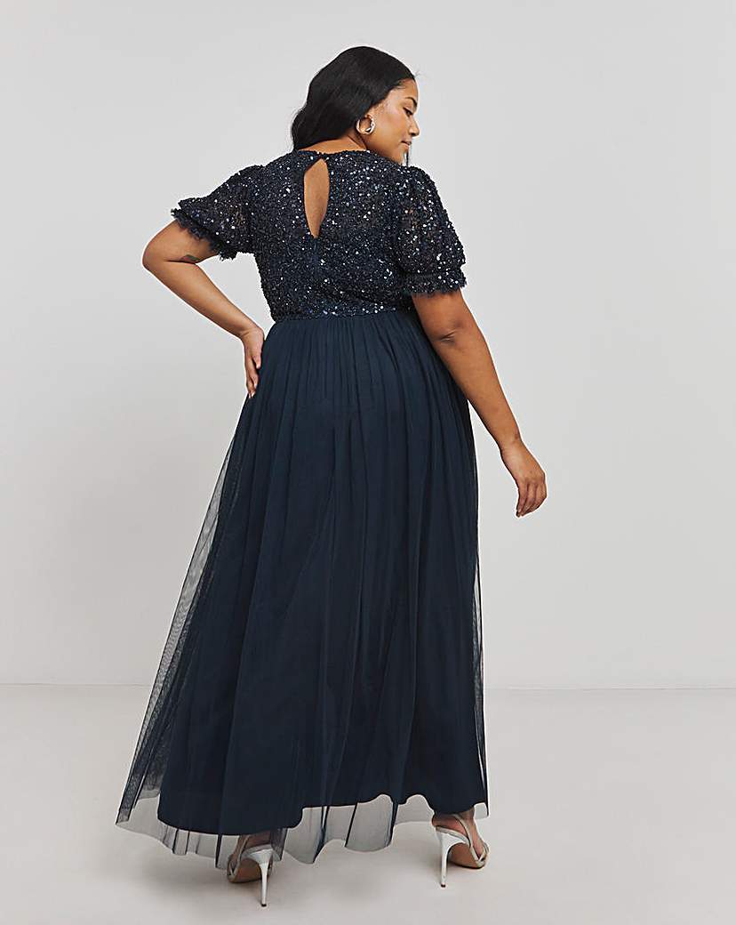 Maya Puff Sleeve Maxi Dress