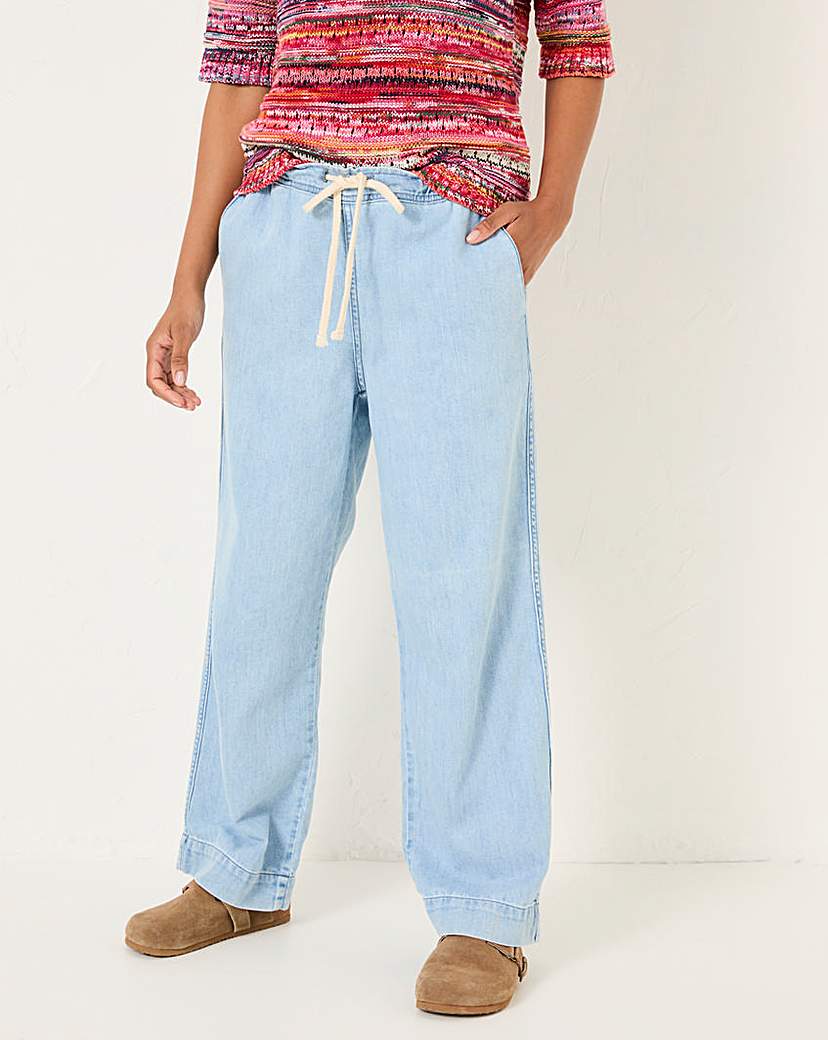 New In - Fatface Denim Wide Leg