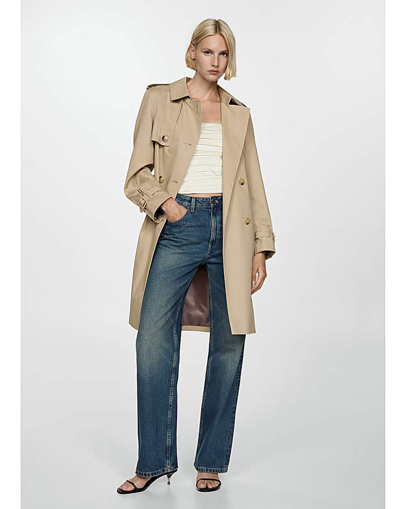 Mango Classic Trench Coat With Belt