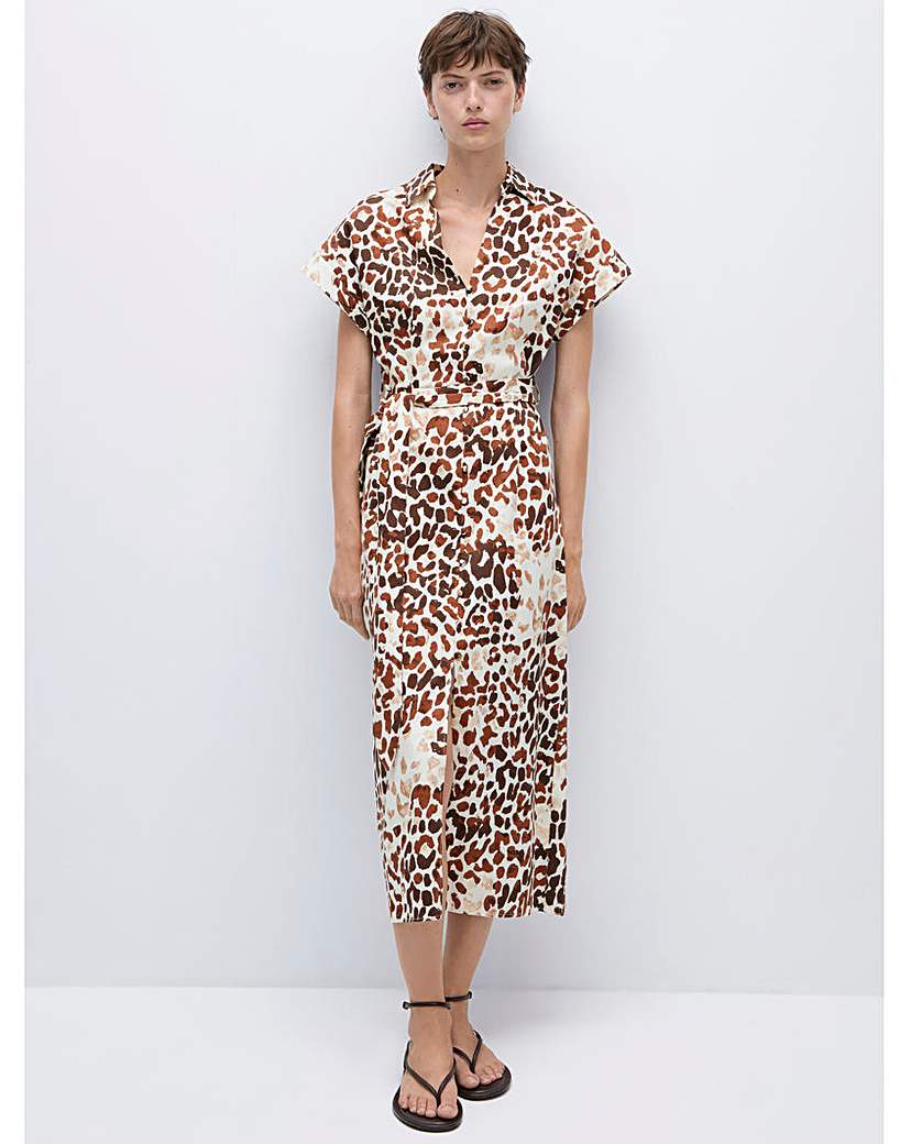 Mango Animal Print Dress