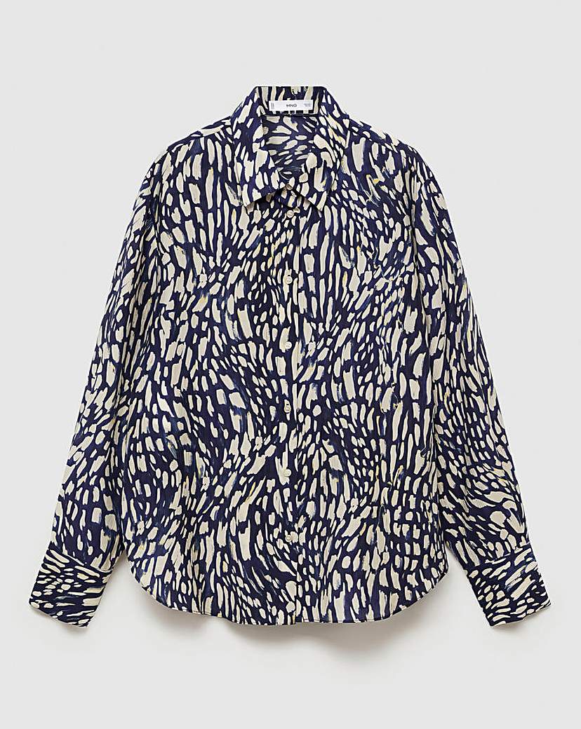 Mango Camila Abstract Shirt