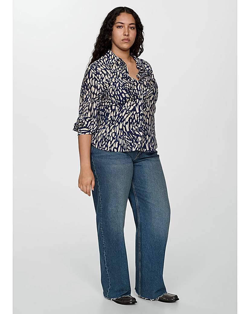 Mango Camila Abstract Shirt