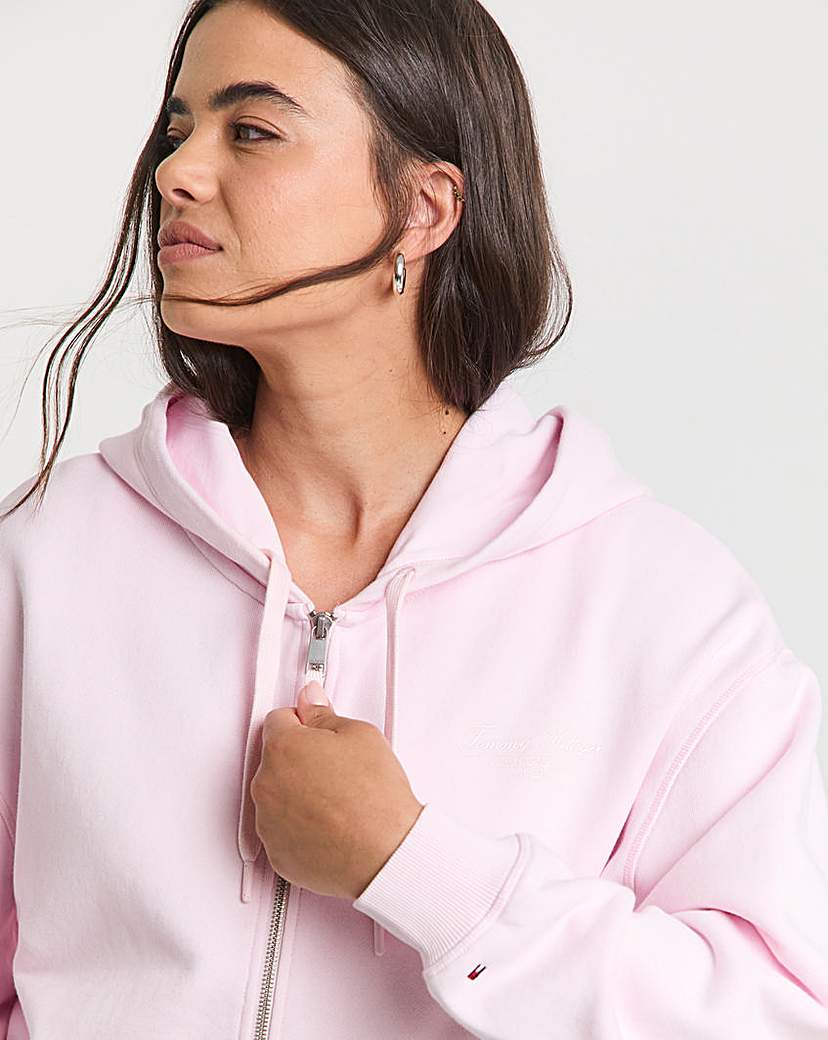 Tommy Hilfiger Script Zip Hoodie