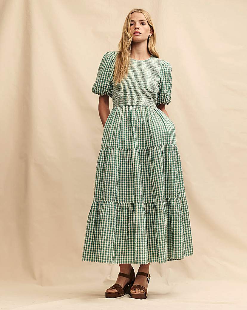 Nobody's Child Gingham Midaxi Dress