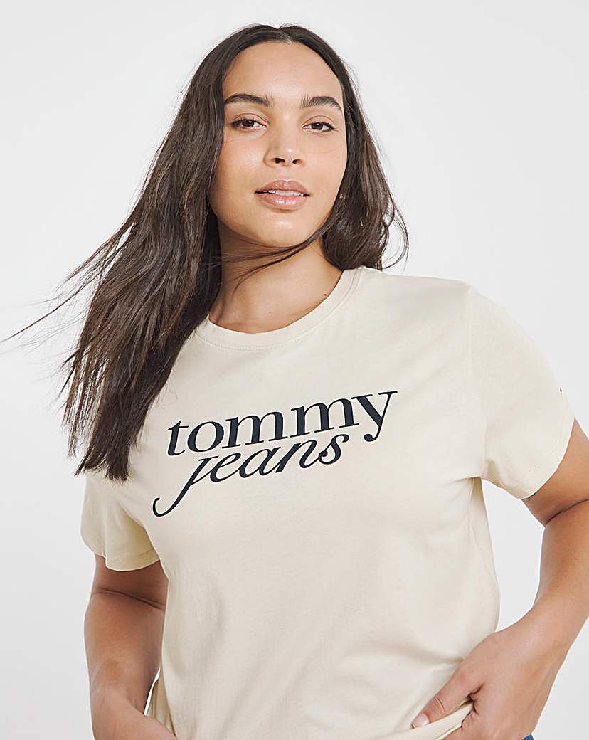 New In - Tommy Jeans Slim Essential Logo Tee
