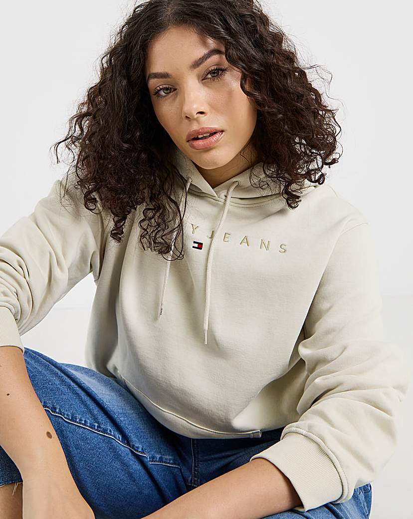 New In - Tommy Jeans Tonal Linear Hoodie