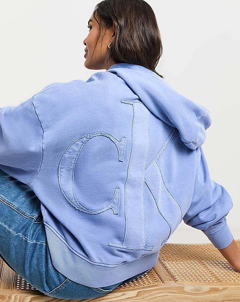 Calvin Klein CK Applique Zip-Thru