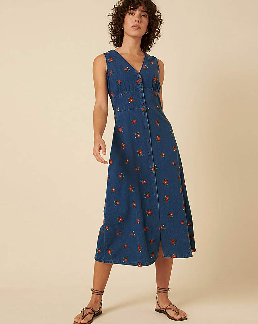 Nobody’s Child Midi Dress