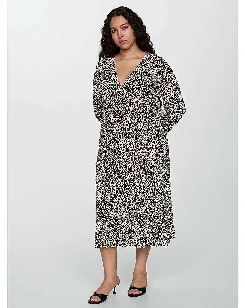 Mango Colombia V-Neck Dress