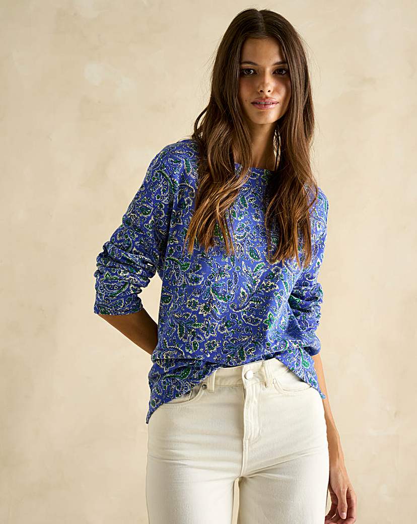 Joules Printed Harbour Top