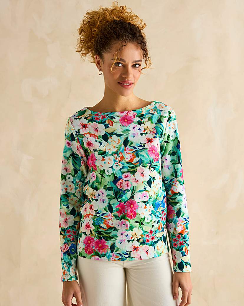 Joules Printed Harbour Top