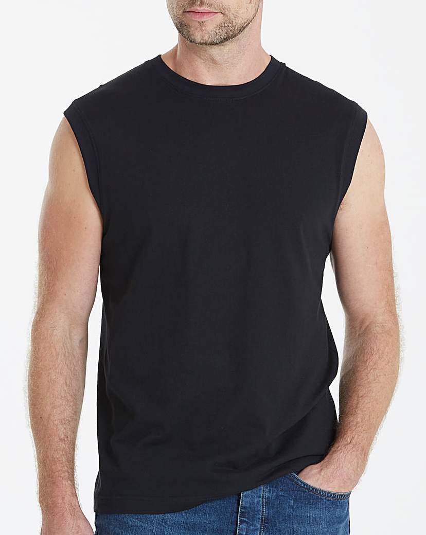 Image of Black Muscle Top