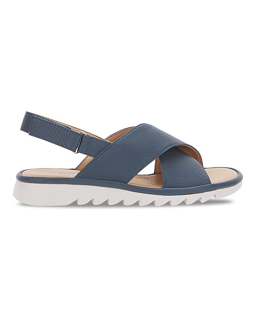 Cushion Walk Crossover Sandals EEE Fit