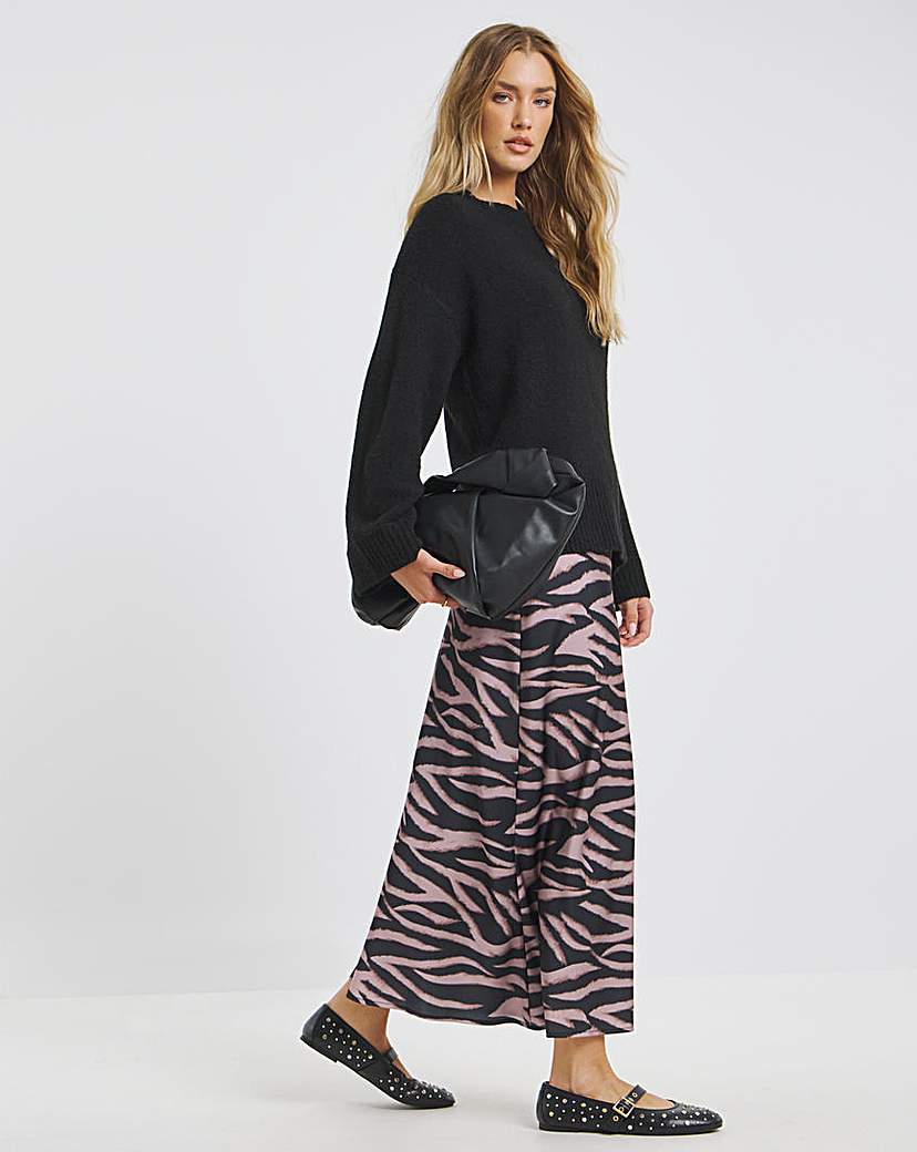 New In - Simply Be Satin Maxi Skirt