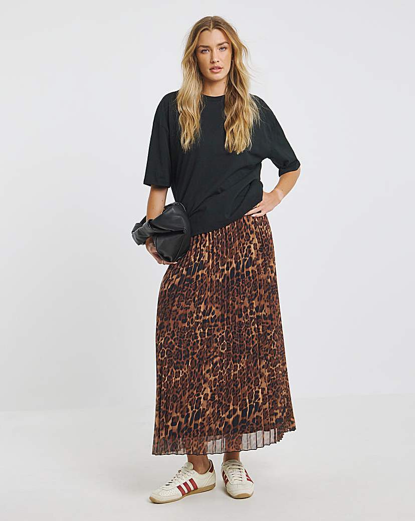 New In - Simply Be Chiffon Pleated Midaxi Skirt