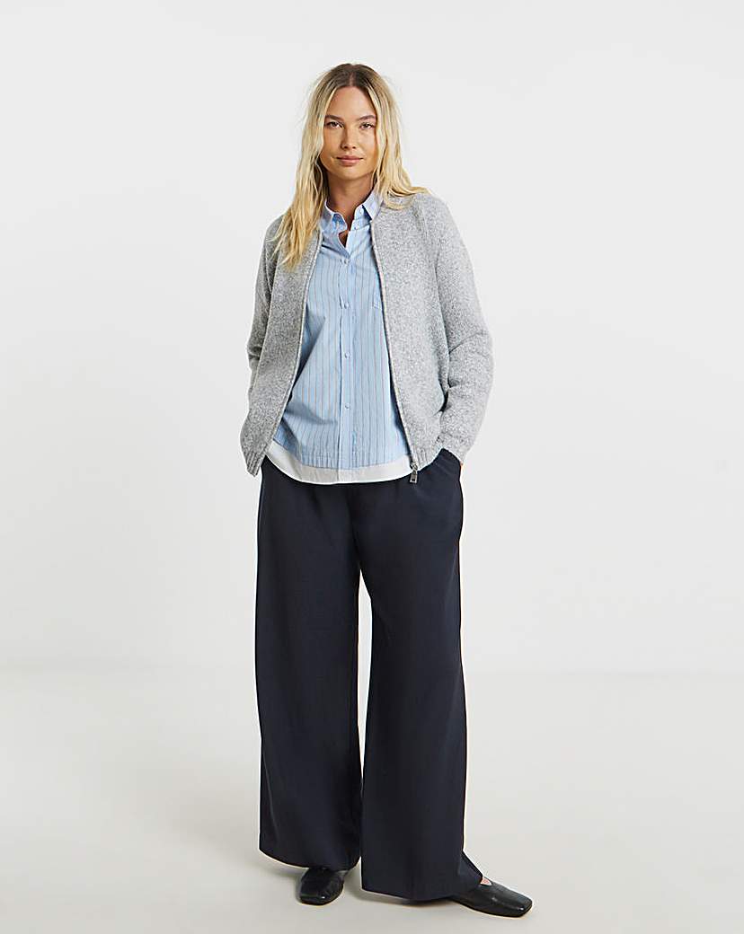 New In - Simply Be Twill Wide Leg Trousers
