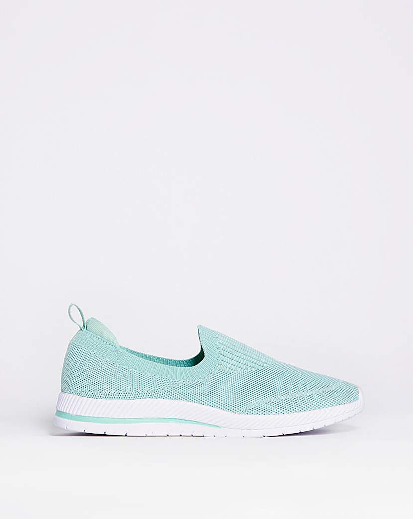 Cushion Walk Fly Knit Slip On Shoe E Fit