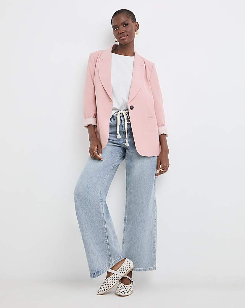 Textured Blazer