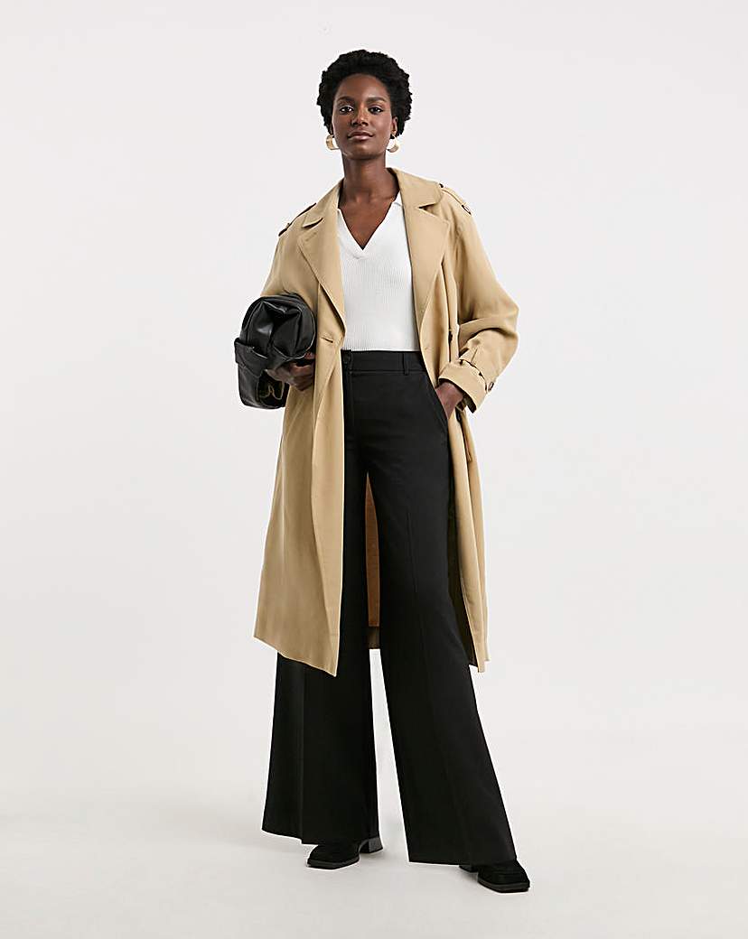Tailored Wide Leg Trousers