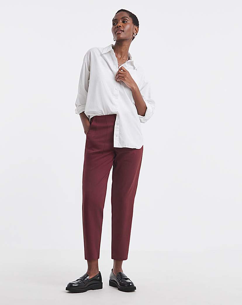 Stretch Twill Tapered Trousers