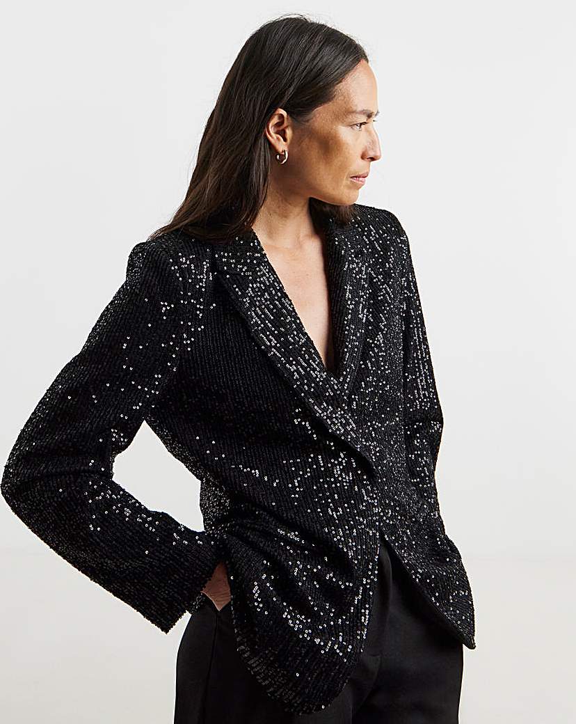 Sequin Blazer