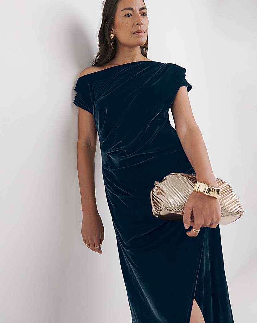 Velvet Midi Dress