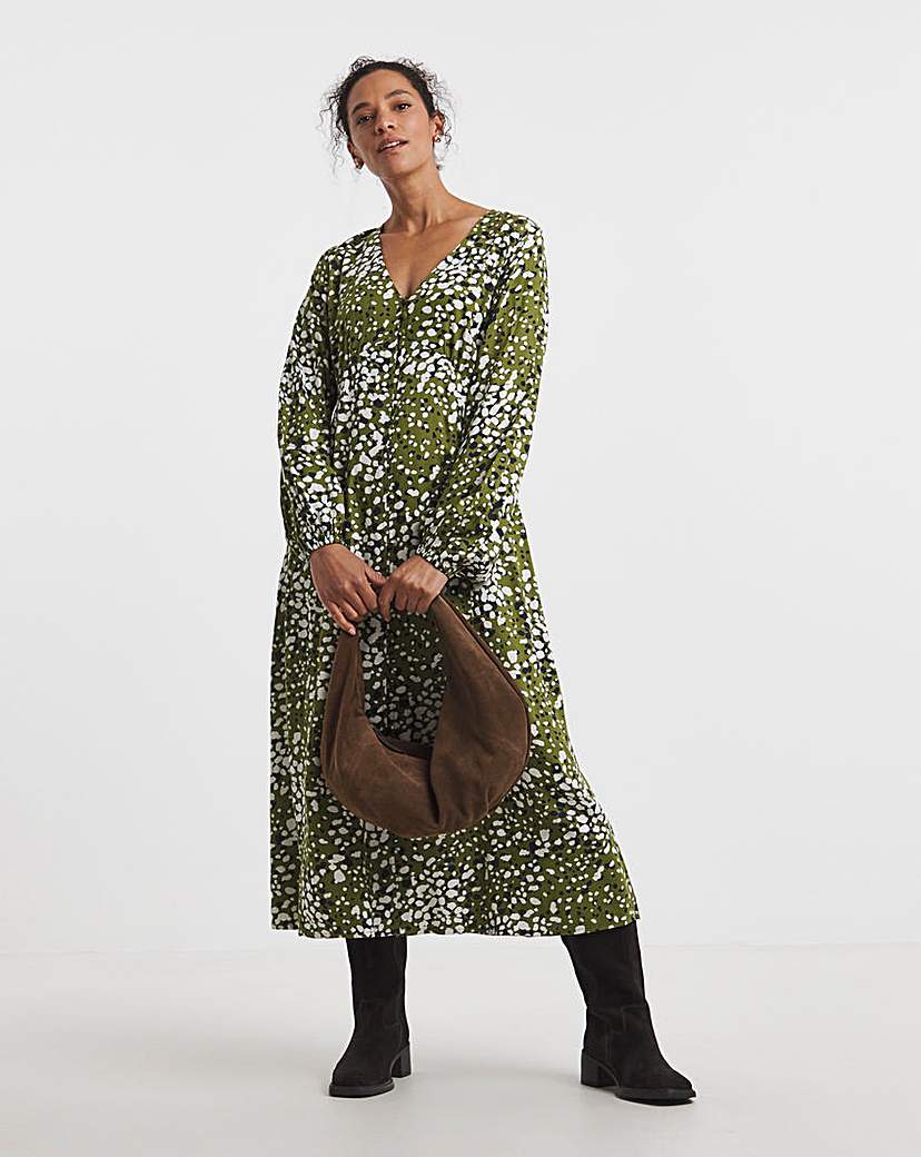 New In - Button Through Tea Dress