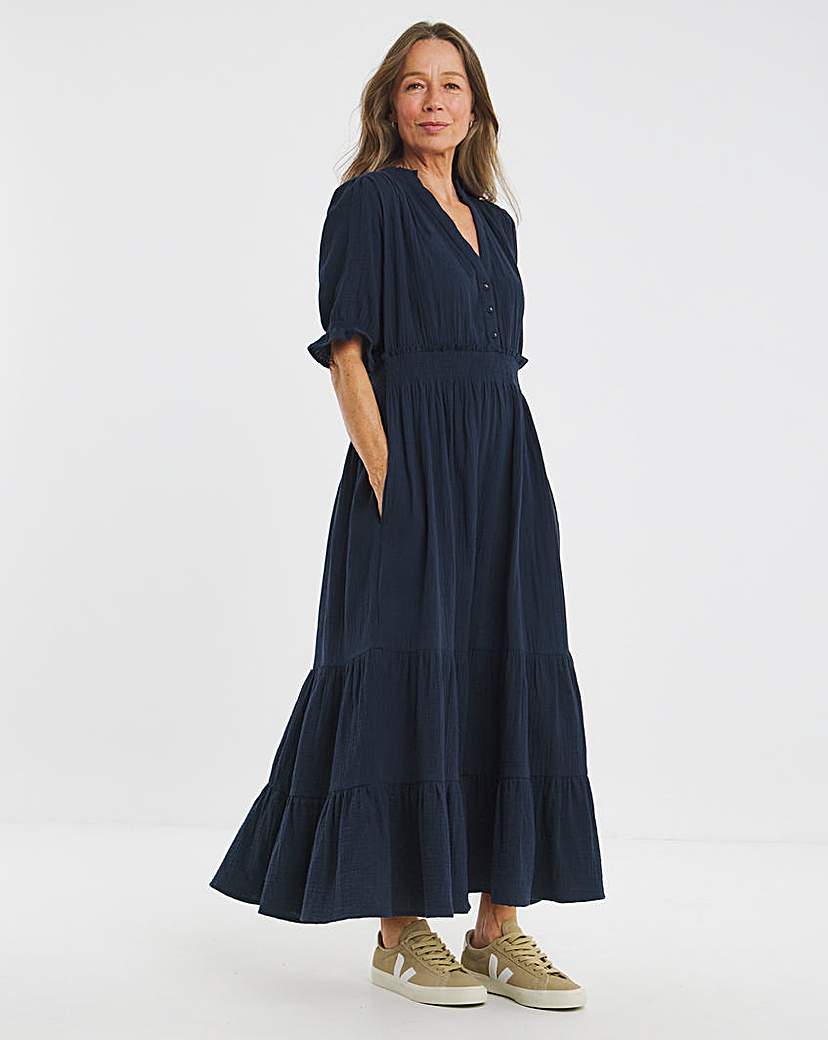 Cheesecoth Tiered Maxi Dress