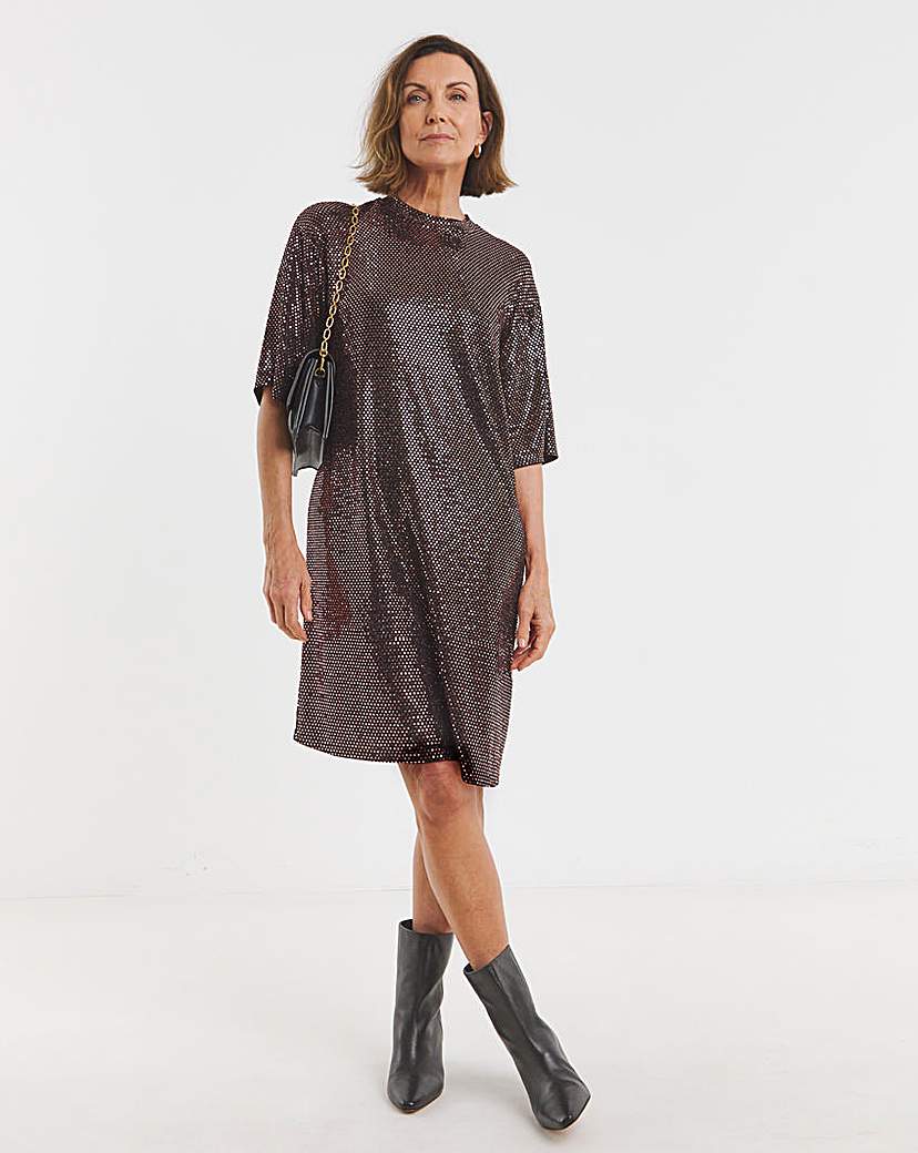 Sparkle T-shirt Dresss