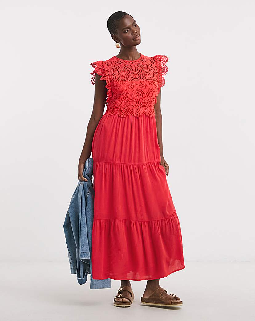 Broderie 2 - in 1 Maxi Dress