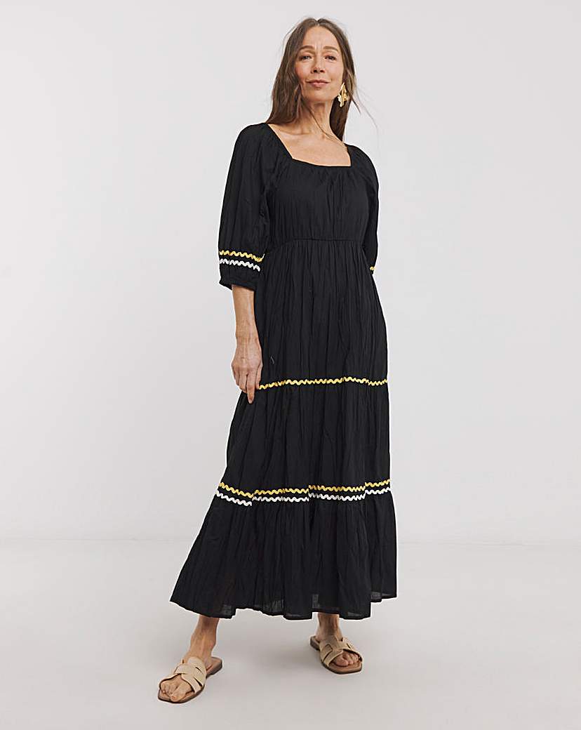 Pure Cotton Tier Smock Dress