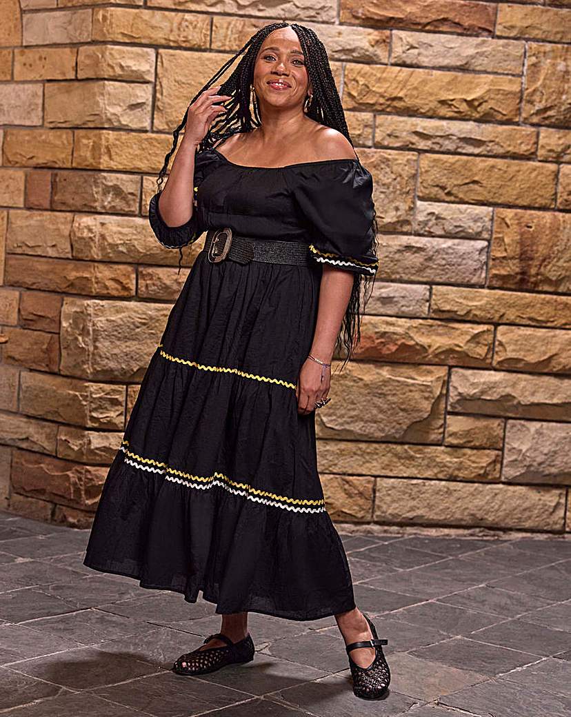 Pure Cotton Tier Smock Dress