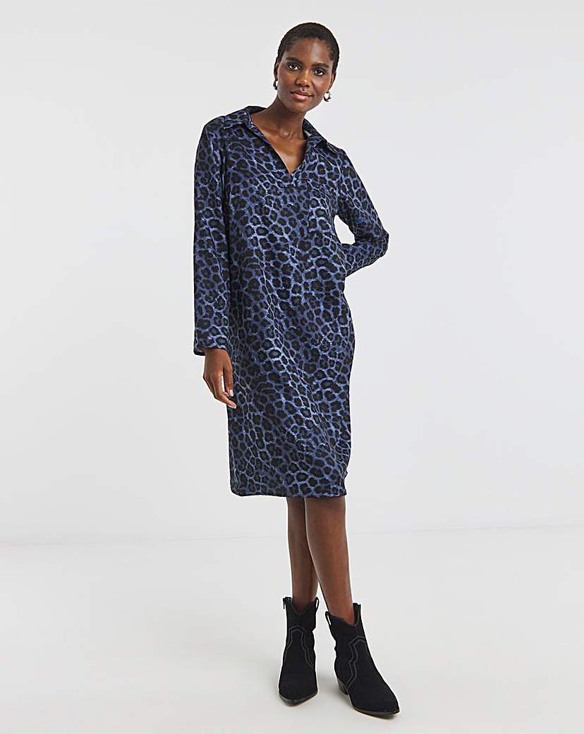 Collared Tunic Dress
