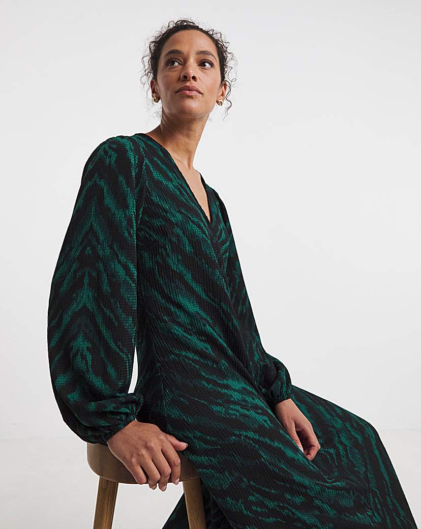 Textured Jersey Maxi Dress