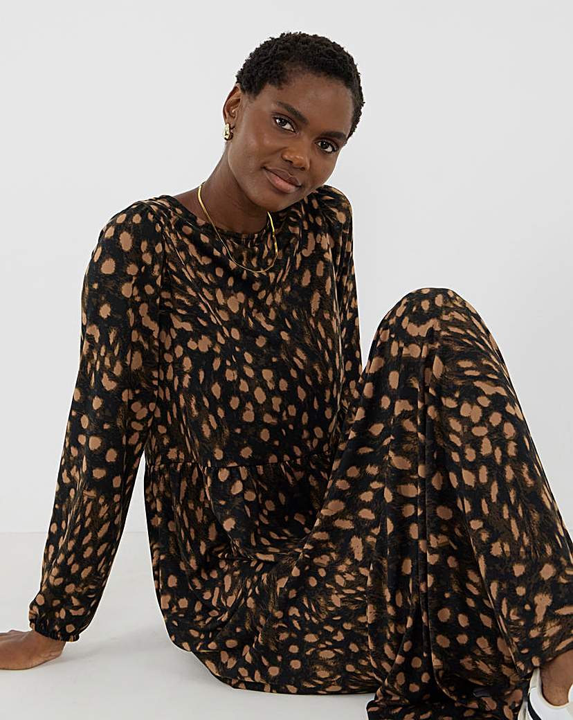 New In - Soft Touch Printed Smock Dress