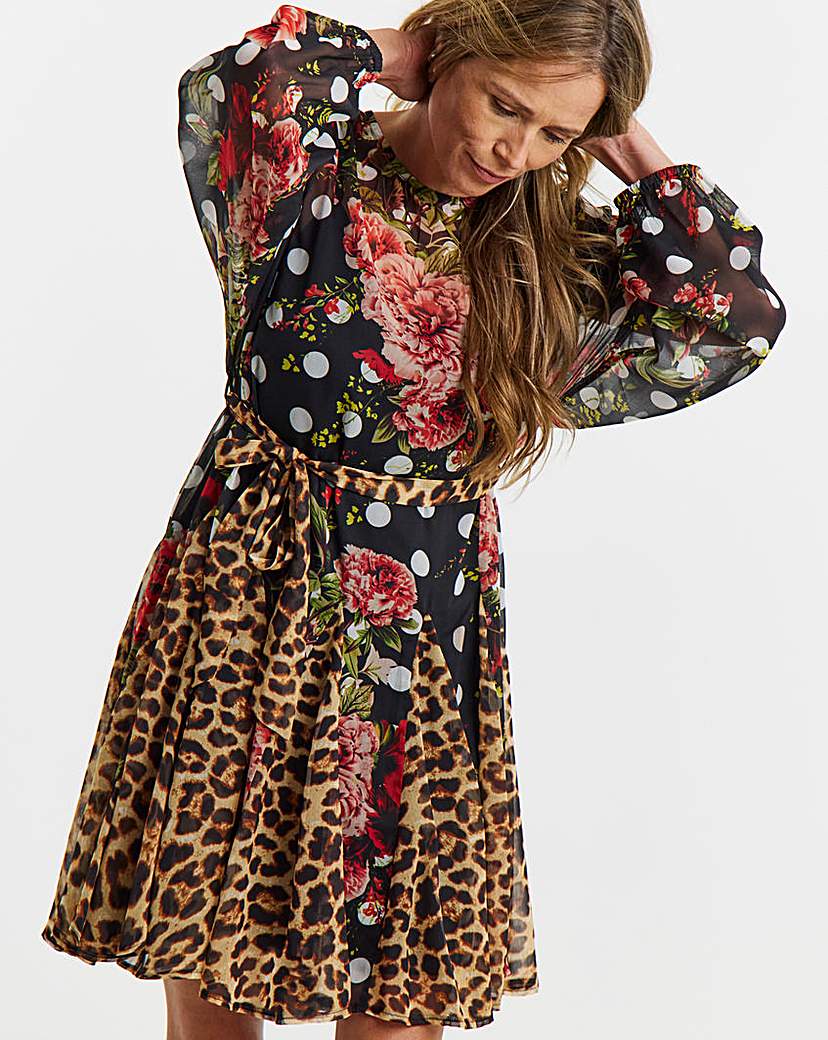 Georgette Godet Dress