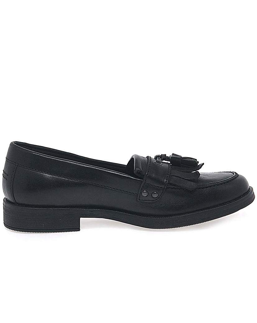 Geox Agata Tassle G Fit School Shoes