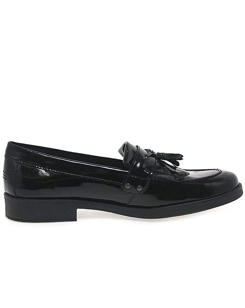 Geox Agata Tassle G Fit School Shoes
