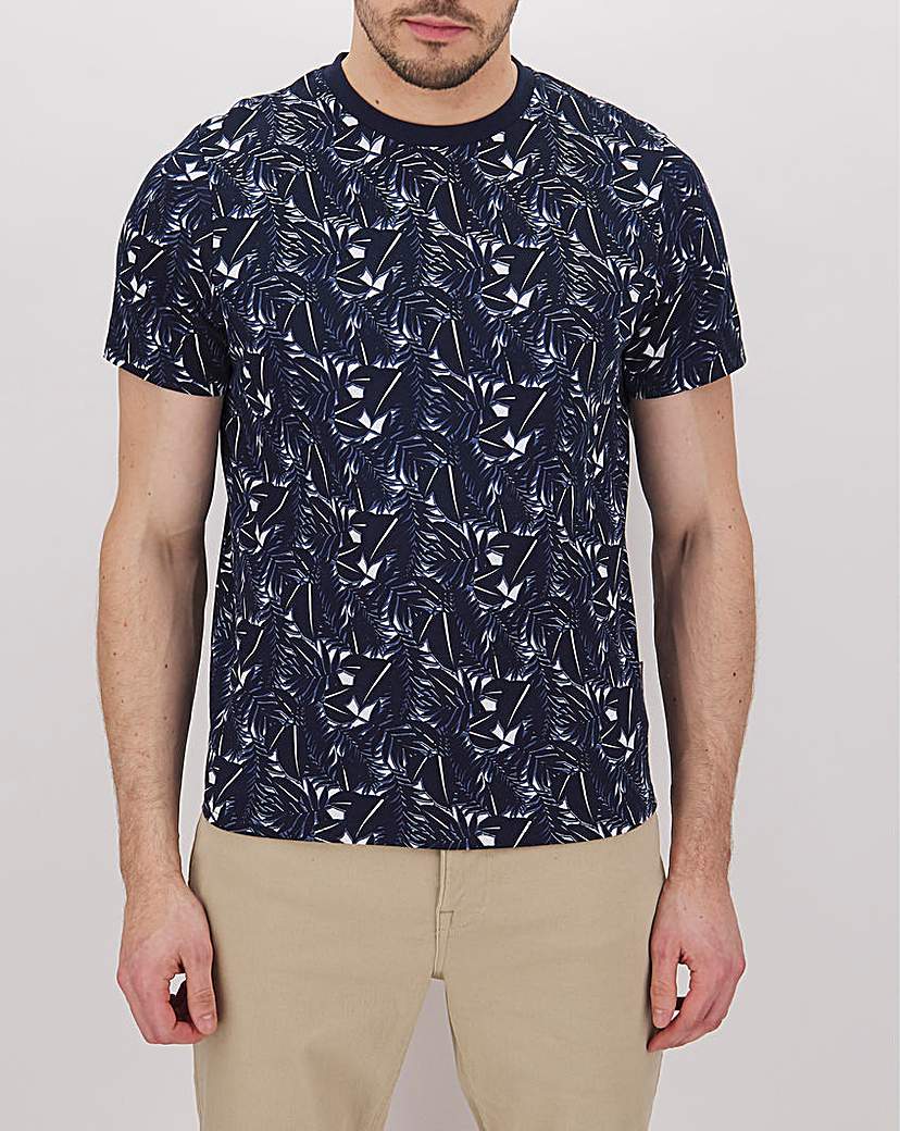 Image of Peter Werth Tropical Print T-Shirt