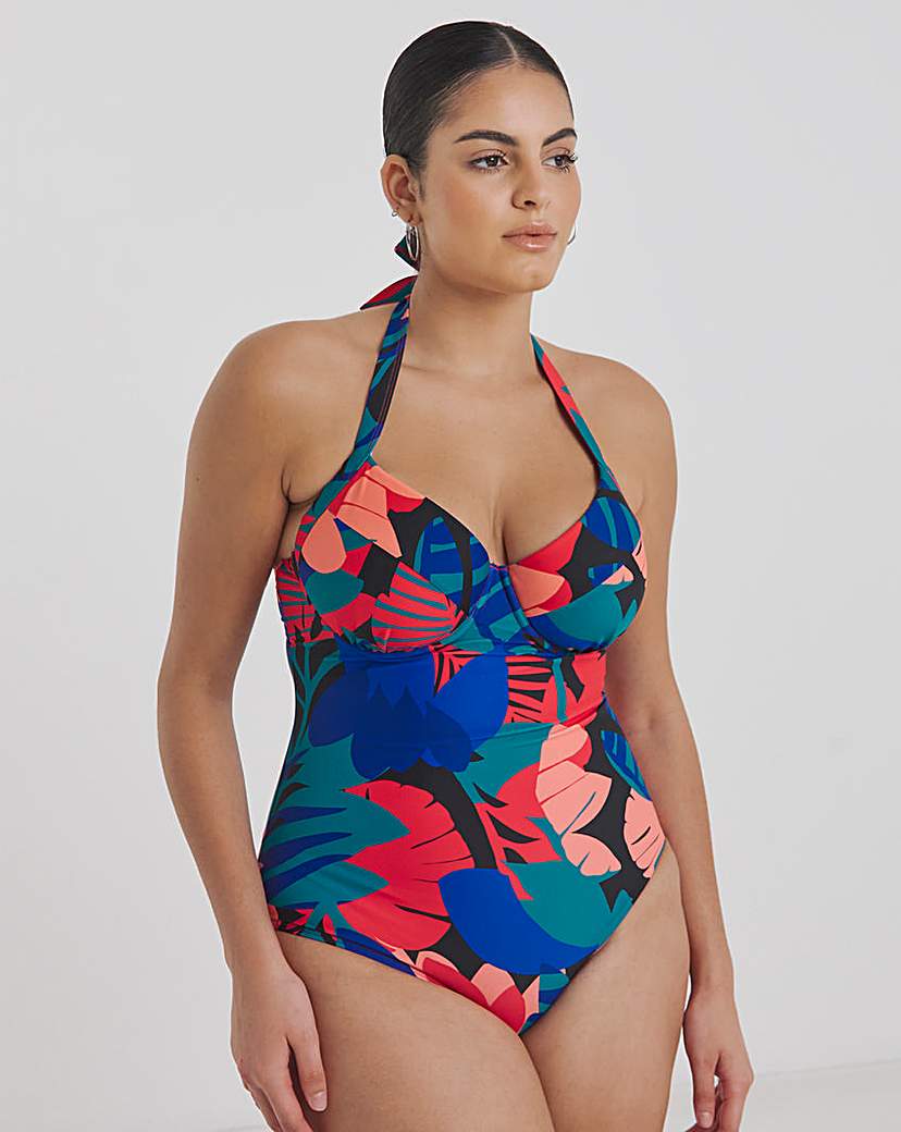 Padded Underwired Plunge Swimsuit