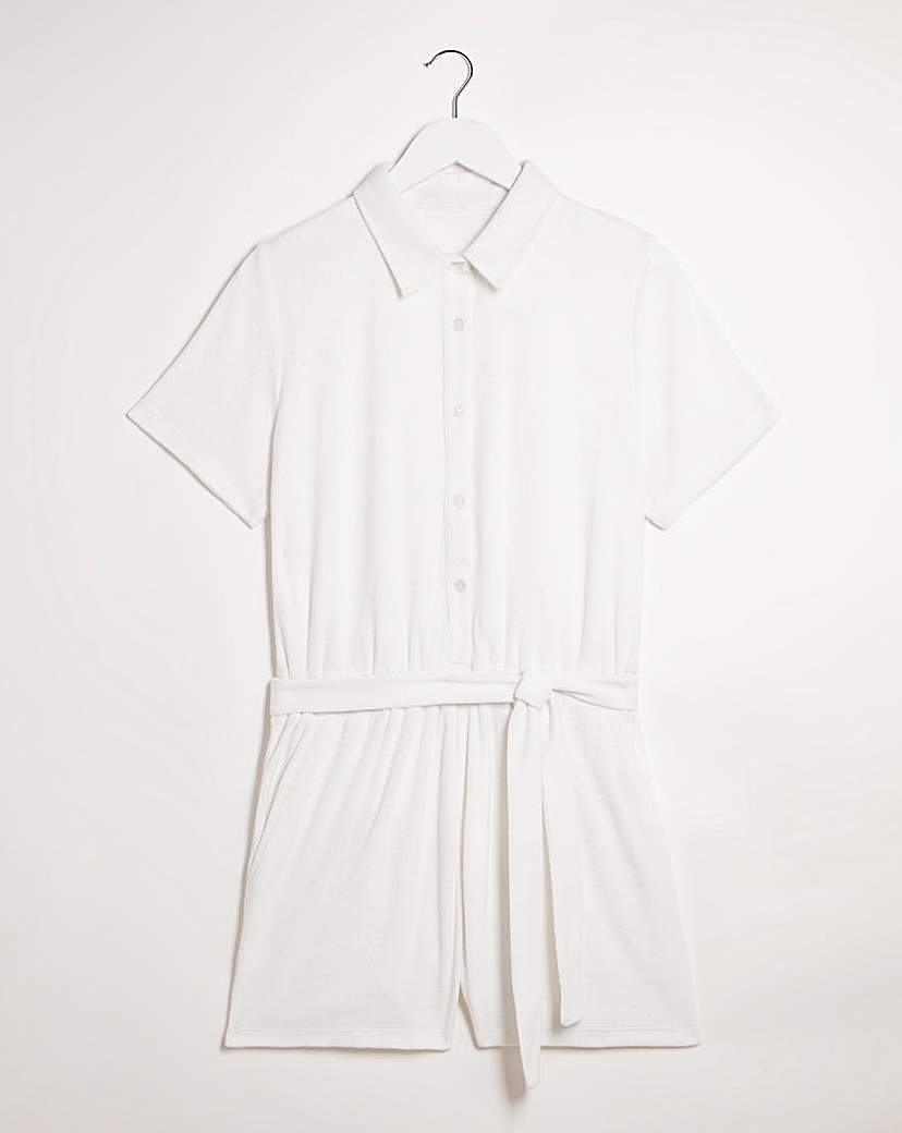 Cotton Towelling Playsuit