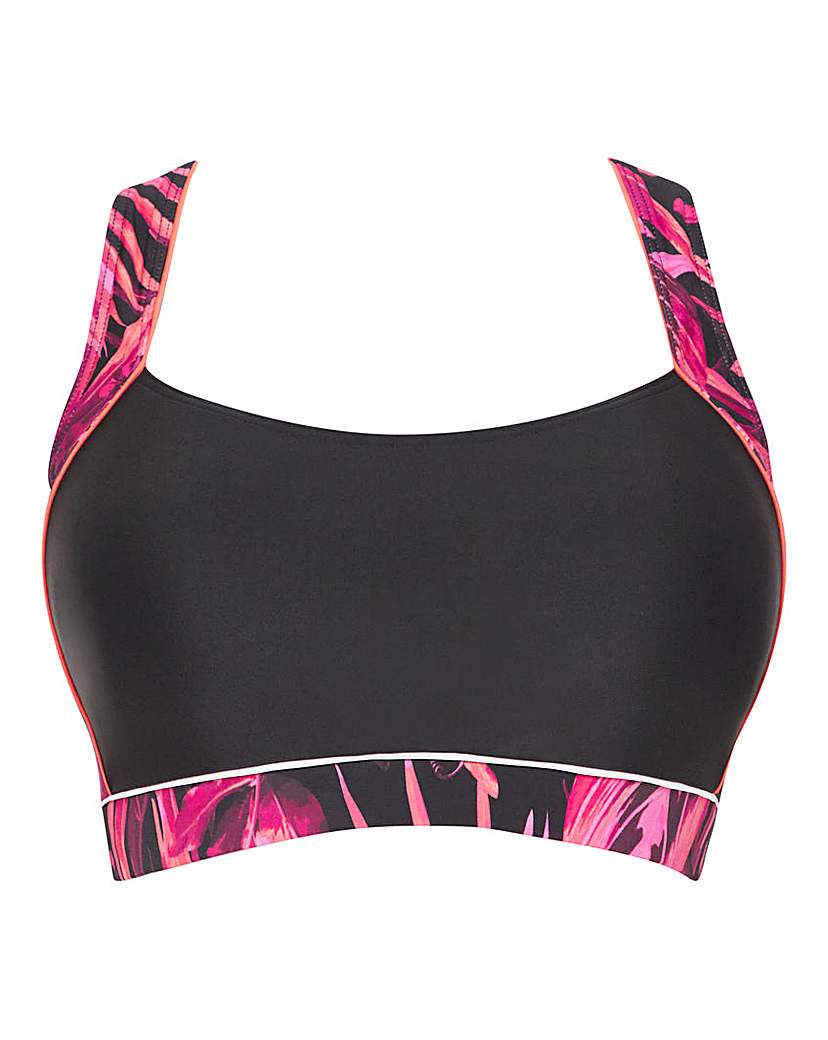 Sports Swim Crop Top