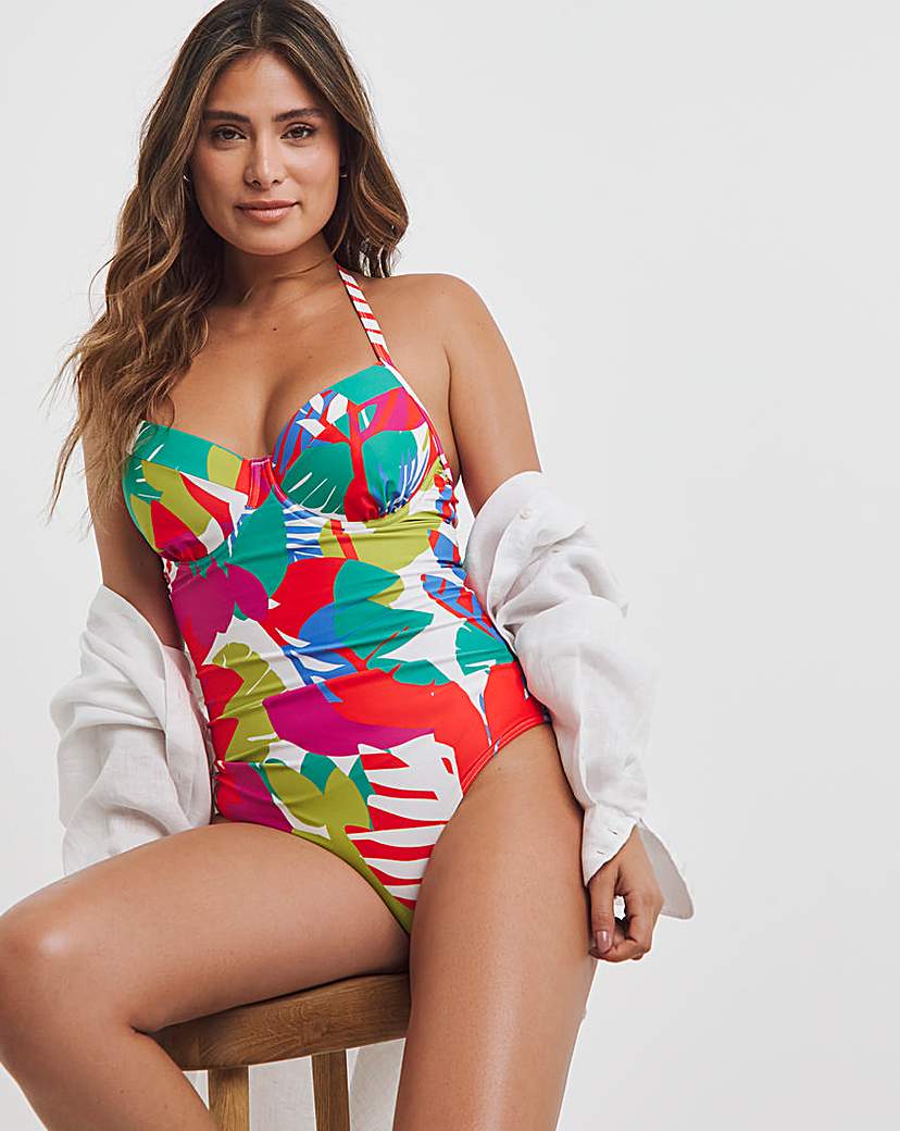 Padded Underwired Plunge Swimsuit