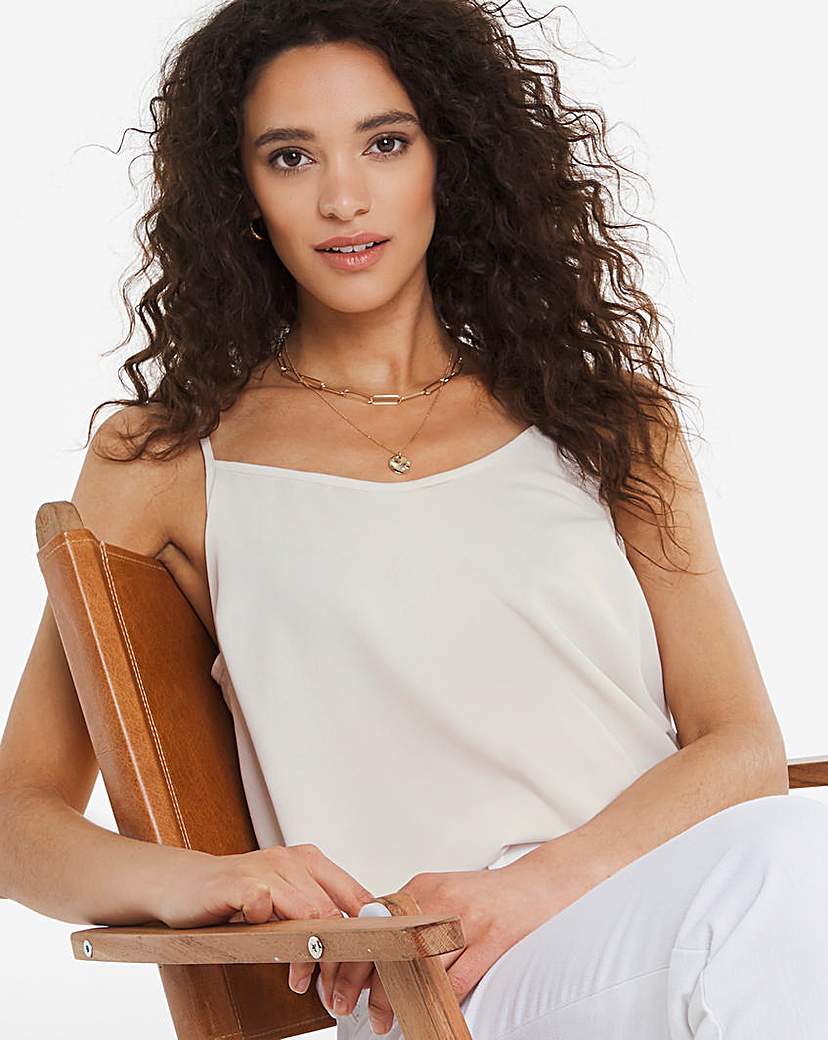 Image of Ivory Lightweight Cami Top
